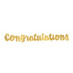 GOLD SCRIPT CONGRATS BANNER