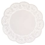 36  6.5"" White Doilies