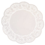 12  12"" White Doilies