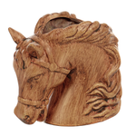 40% off was $15 now $9. 6.25" H x 4.5" W x 2" L Horse Head Planter