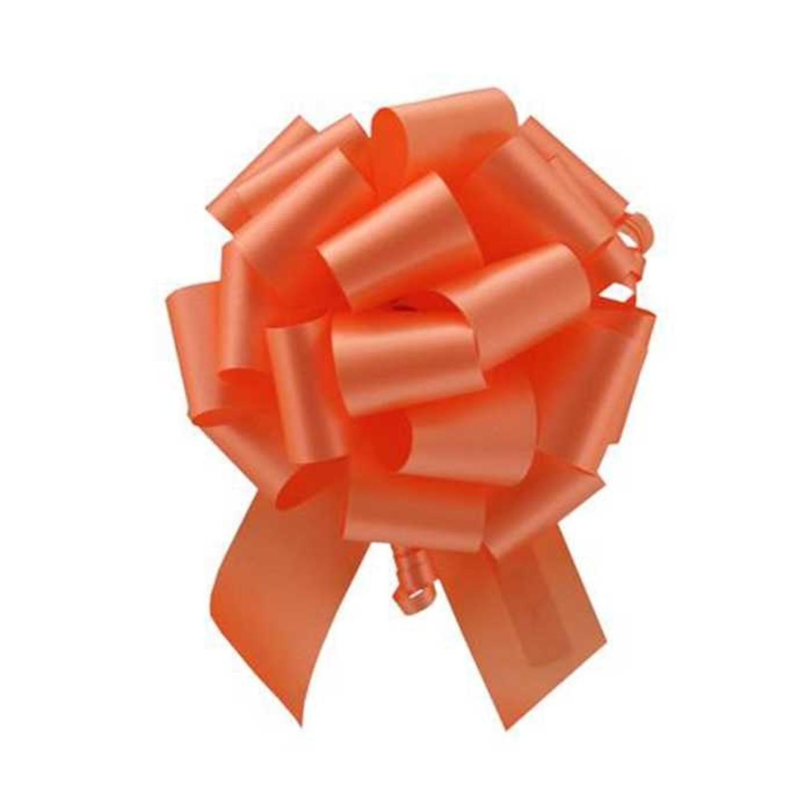 PERFECT BOW ORANGE #40, 2.5" ribbon width, 8"d bow size, 20 total loops