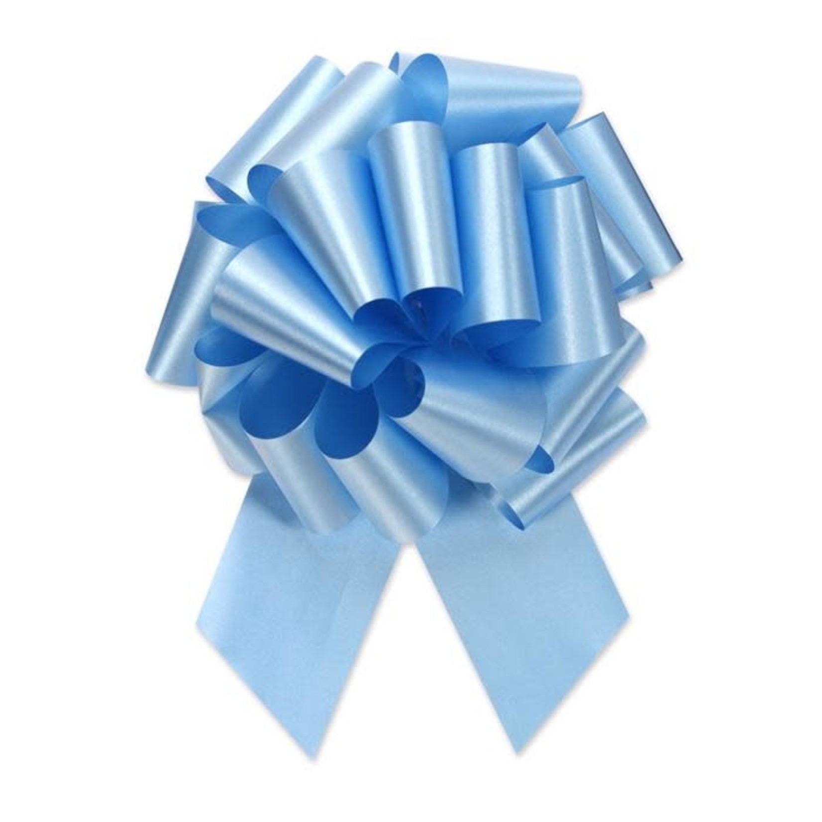 PERFECT BOW  #5 BLUE, 7/8" ribbon width, 4" bow size, 18 loops