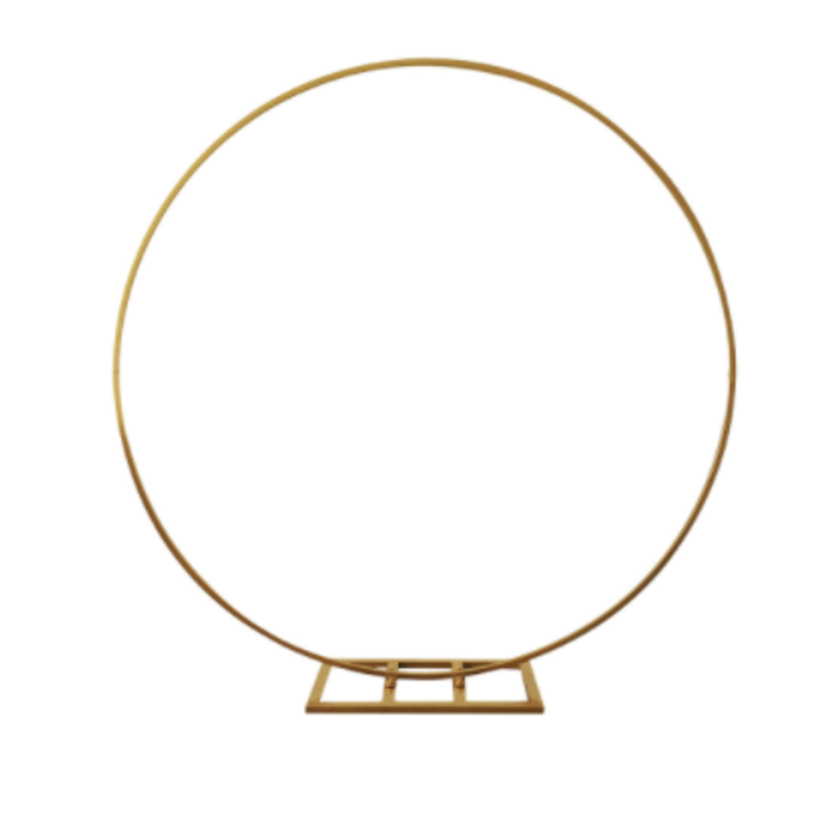 50% off was $200 now $100. 84” GOLD ROUND METAL ARCH CIRCLE BACKDROP STAND