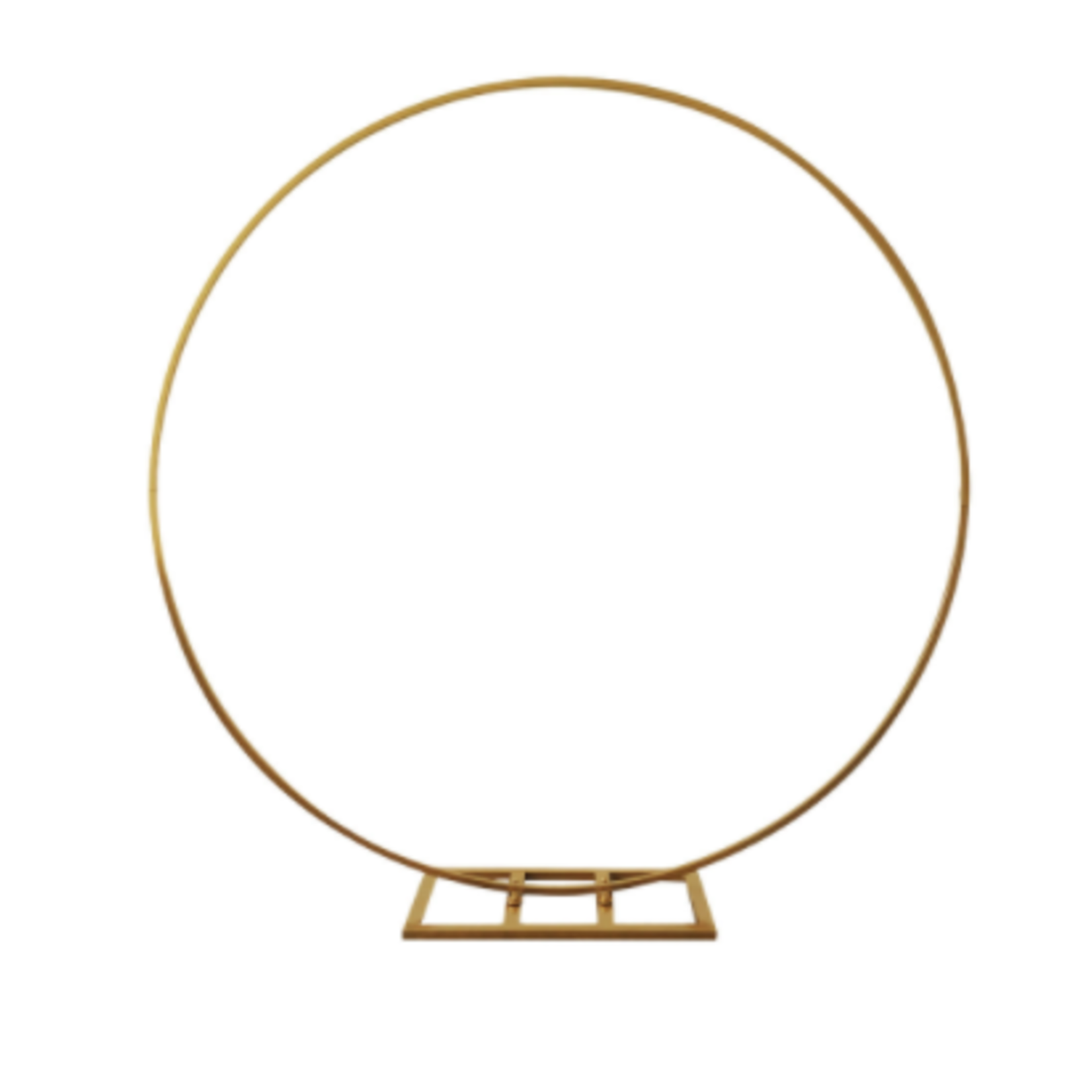 84” GOLD ROUND METAL ARCH CIRCLE BACKDROP STAND QUALITY WHOLESALE