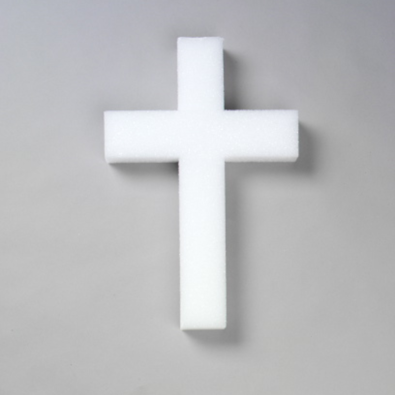 48” WHITE STYROFOAM CROSS