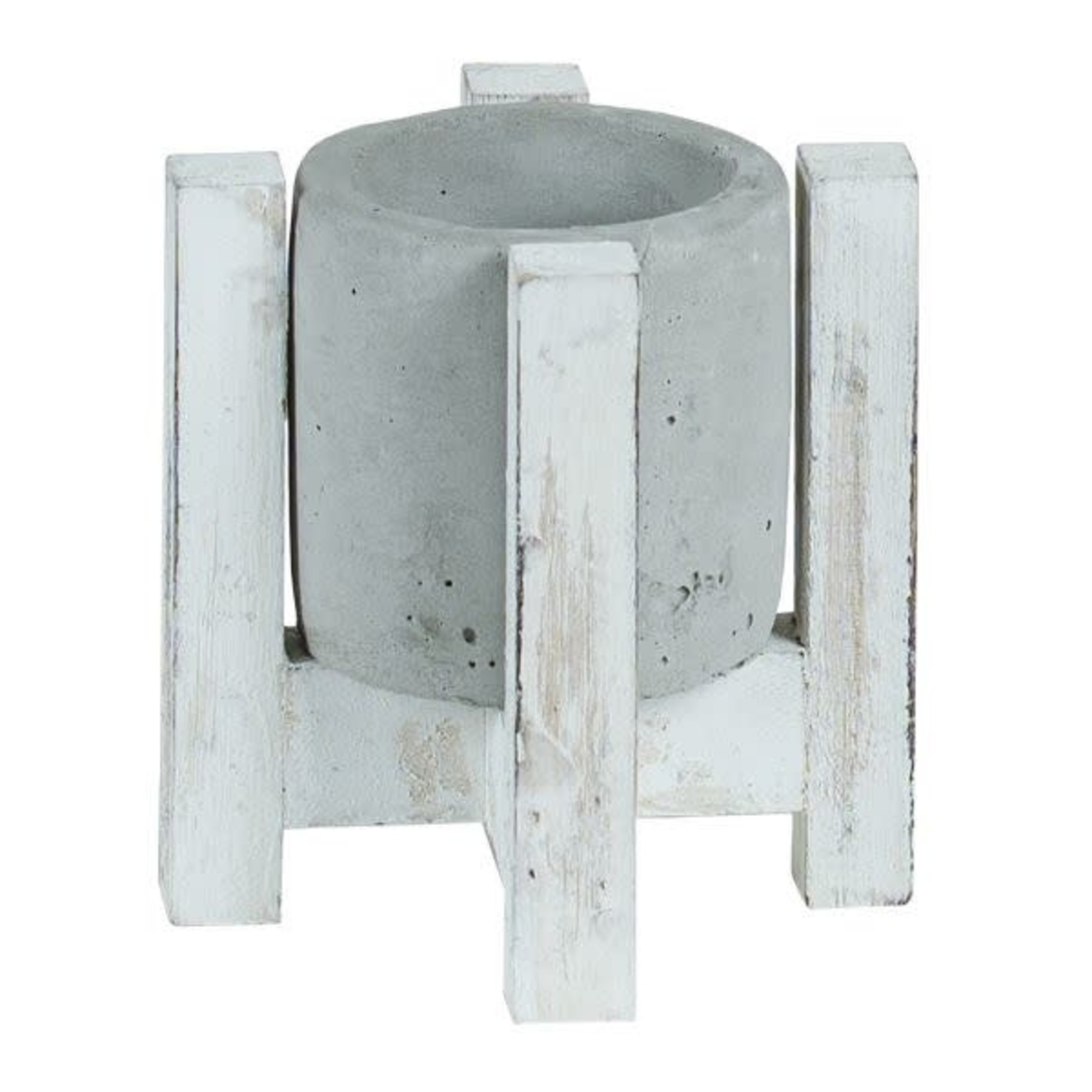 40% off was $6 now $3.59. 4.75"H X 3" X 3" WOOD W/  CERAMIC INSERT ON STAND