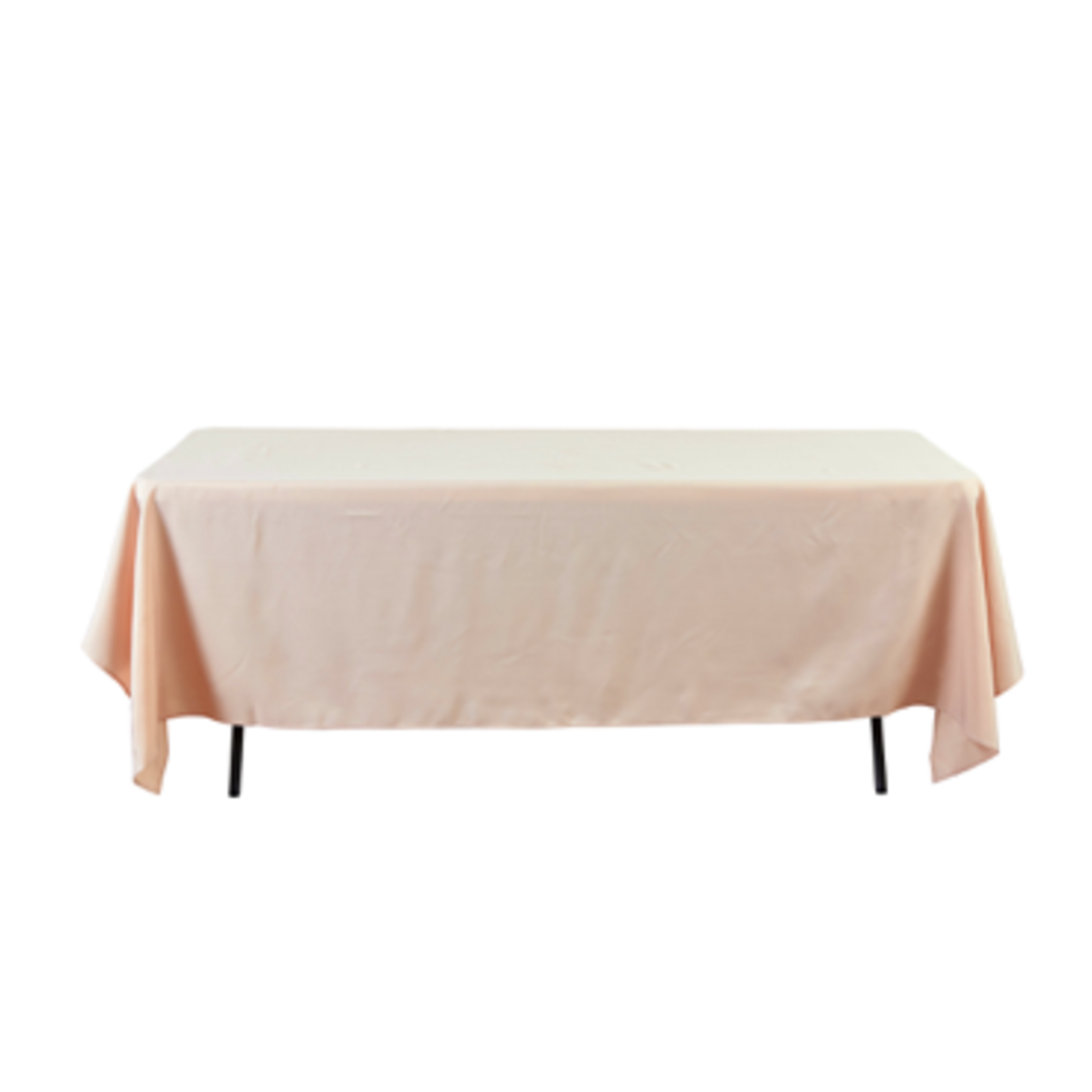 60" X 126" CHAMPAGNE RECTANGULAR POLYESTER TABLE COVER '38-0025CH