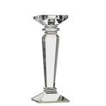 10.75"H X 4" CRYSTAL CANDLE STICK (AD)