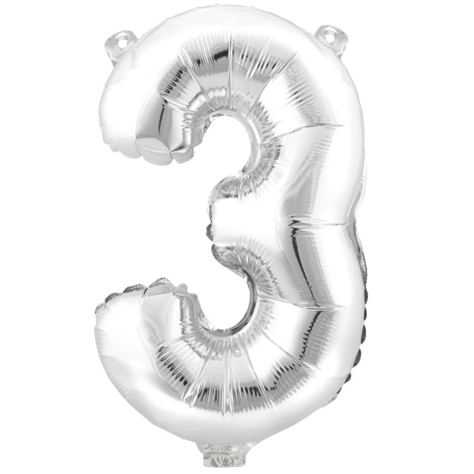 16'' FOIL BALLOON SILVER # 3. reg price $1.00
