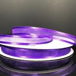 SHEER CHIFFON RIBBON SATIN EDGE 3/8"" x 25 YDPURPLE