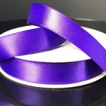 SILKY DOUBLE FACE SATIN NON WIRED EDGE 5/8"" x 25 YD PURPLE