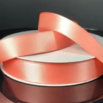 SILKY DOUBLE FACE SATIN CORAL, #3, 25 YDS