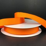 SOLID GROSGRAIN NON WIRED EDGE 5/8"" x 25 YD ORANGE