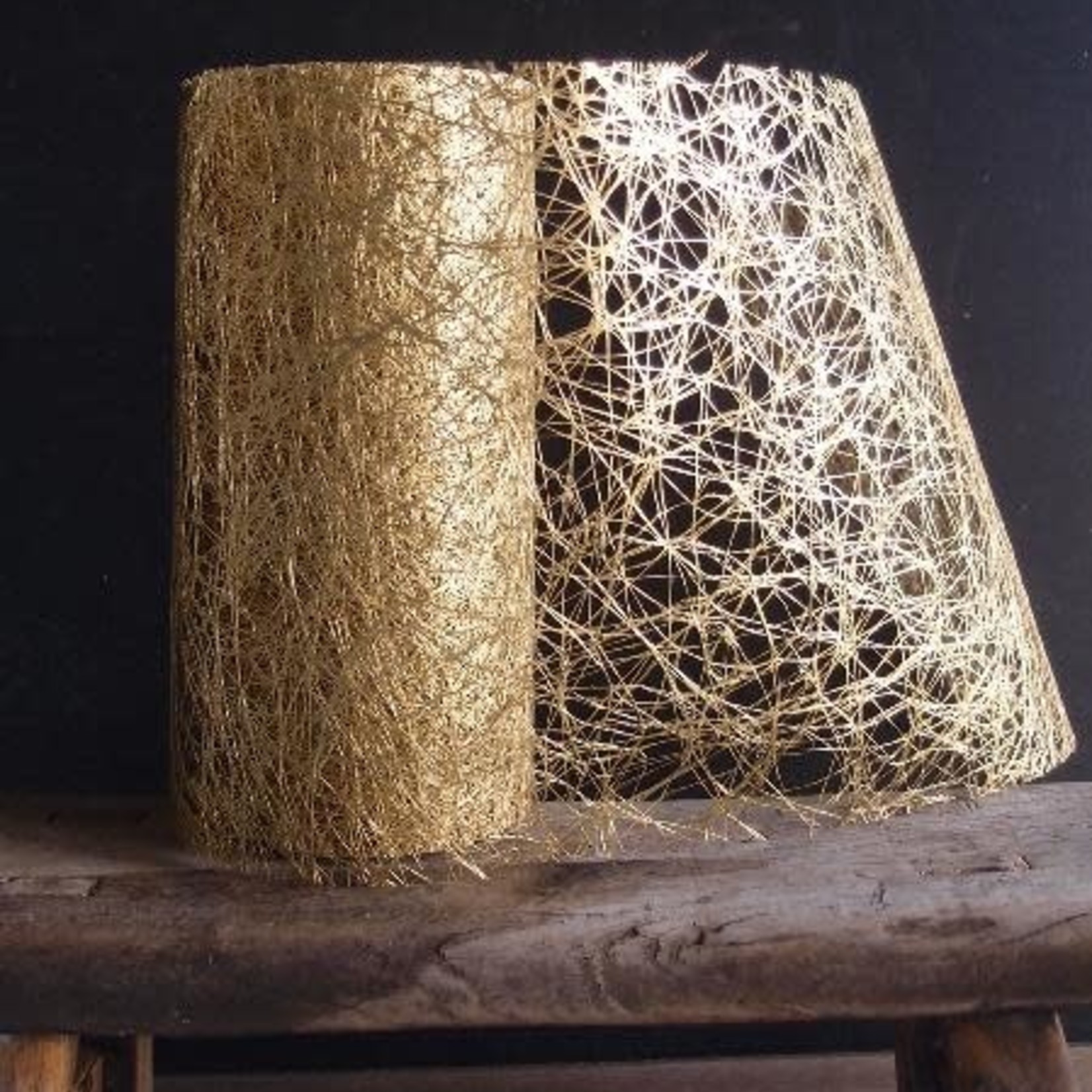 6’’ X 10 YDS MET GOLD FAUX SISAL