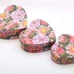 3 PIECE HEART BOX  only sold by the set