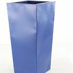 30% off was $230 now $160.99 42”H X 21” BLUE TAPER METAL PLANTERS