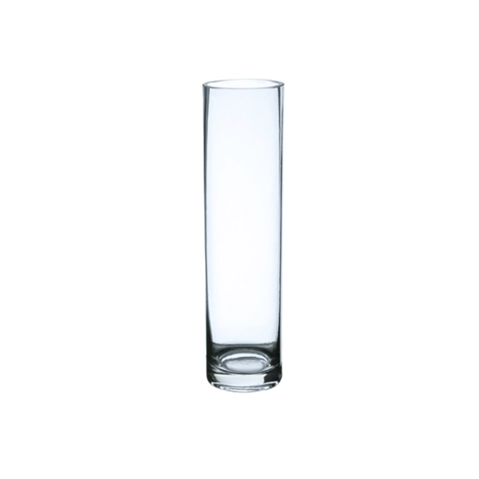 8"h x 2"d THICK GLASS BUDVASE CYLINDER