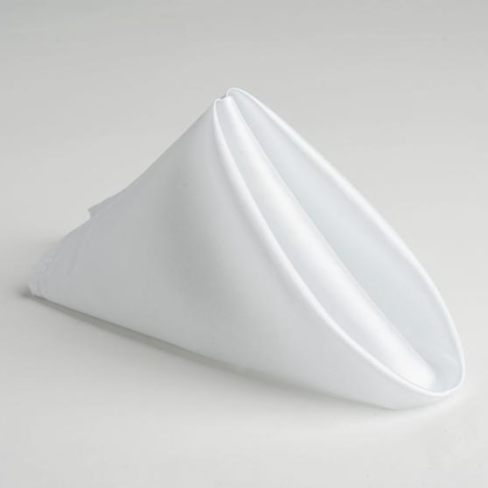 20'' WHITE SATIN NAPKIN, 6 PCS