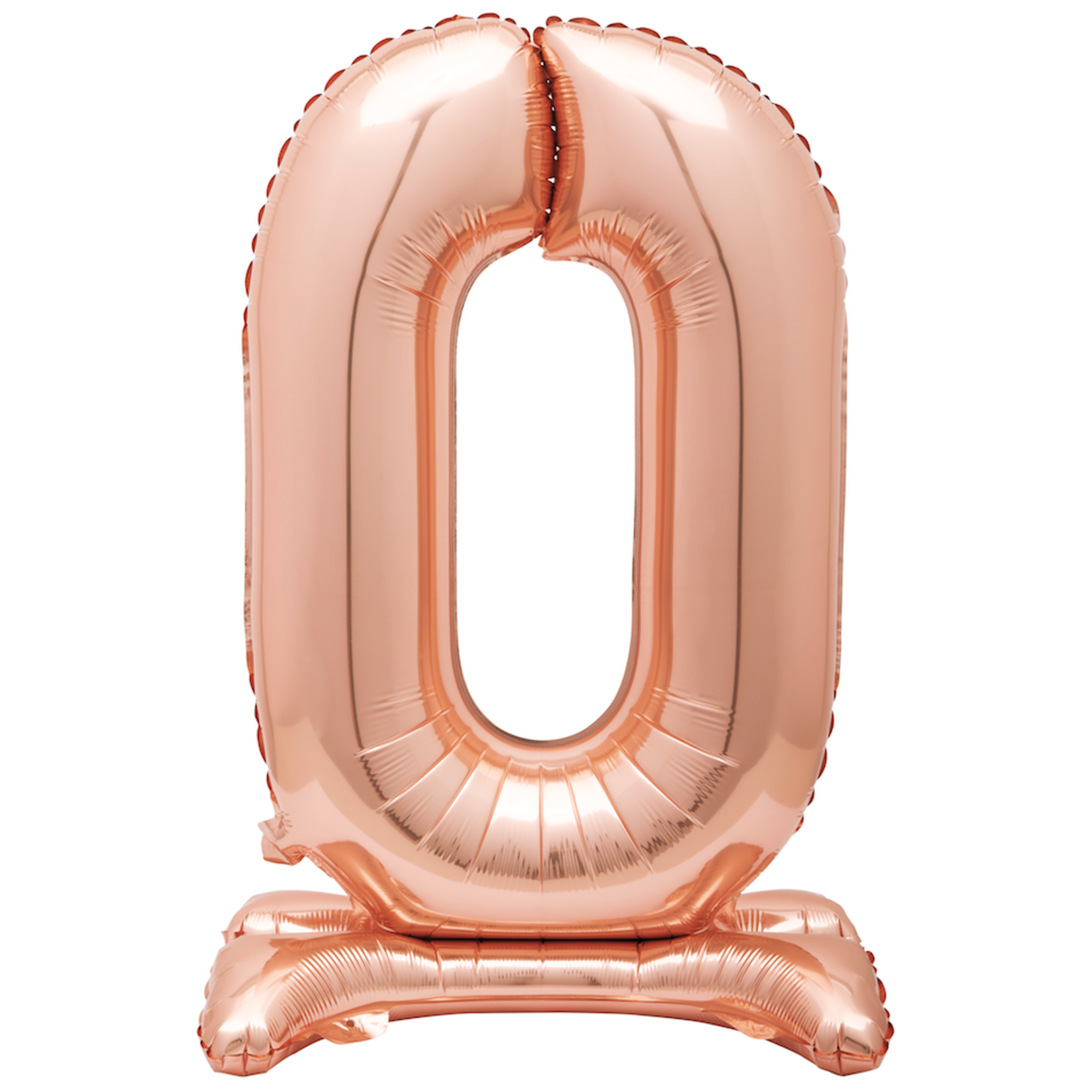 30'' ROSEGOLD FOIL STANDING BALLOON NUMBER 0