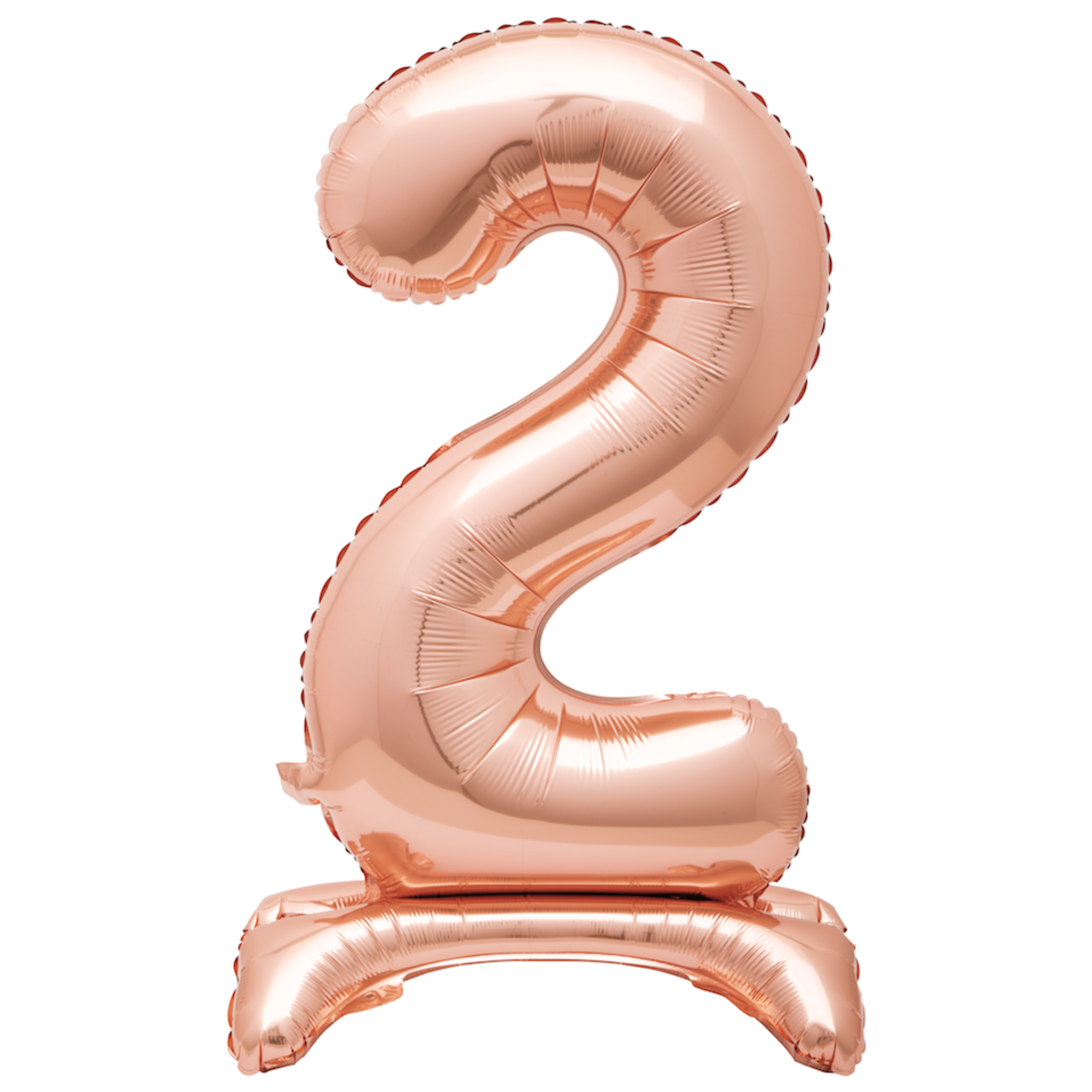 30'' ROSEGOLD FOIL STANDING BALLOON NUMBER 2