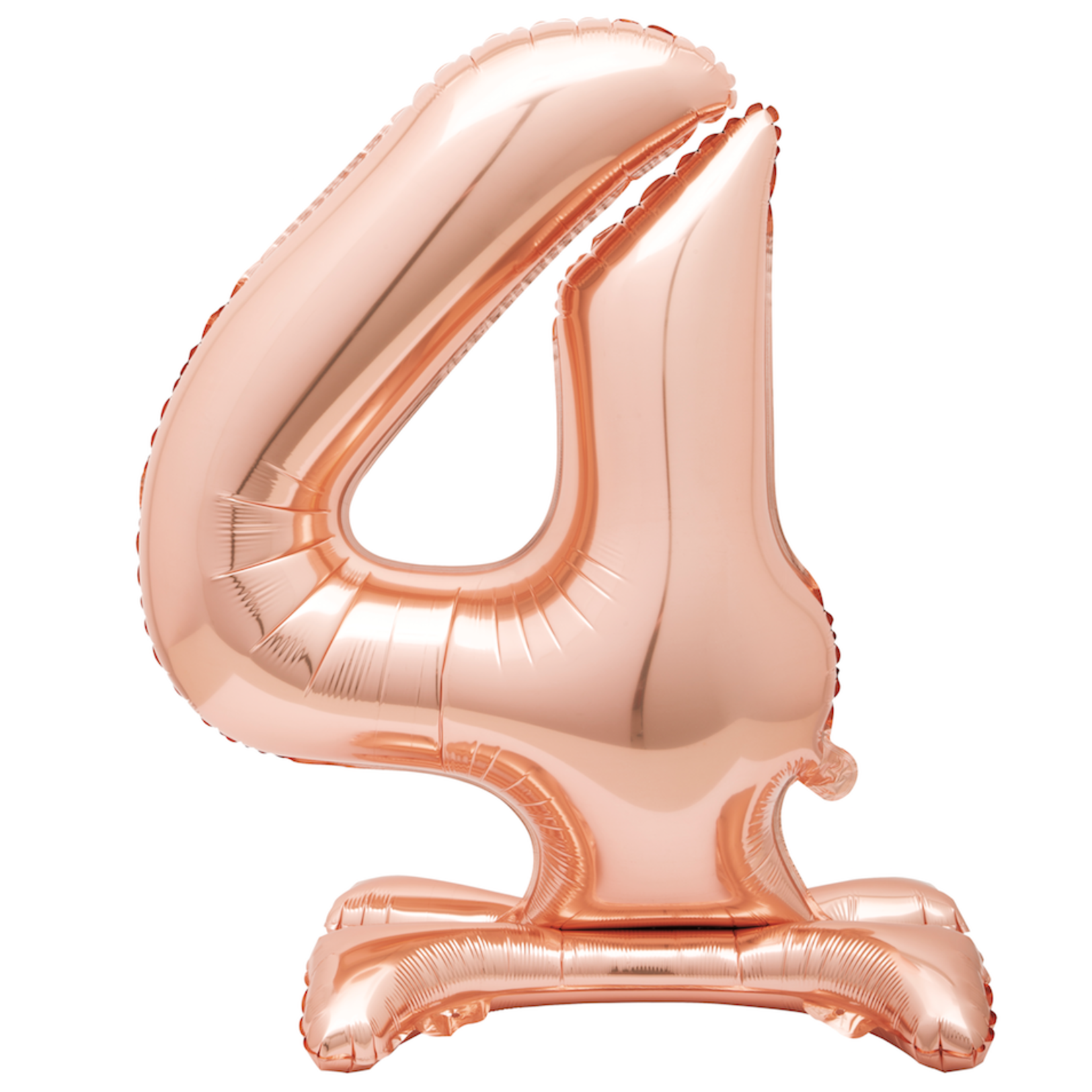 30'' ROSEGOLD FOIL STANDING BALLOON NUMBER 4