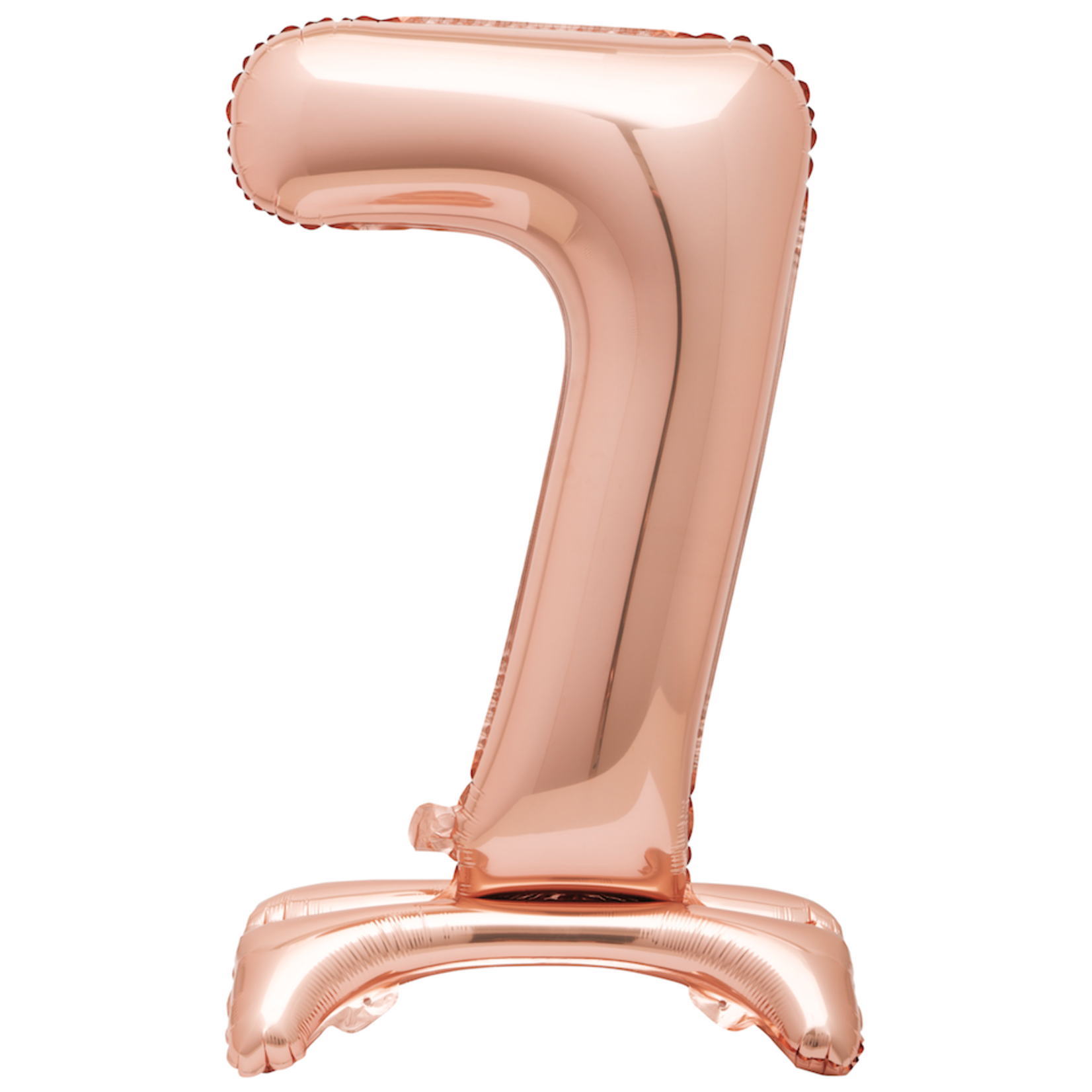 30'' ROSEGOLD FOIL STANDING BALLOON NUMBER 7