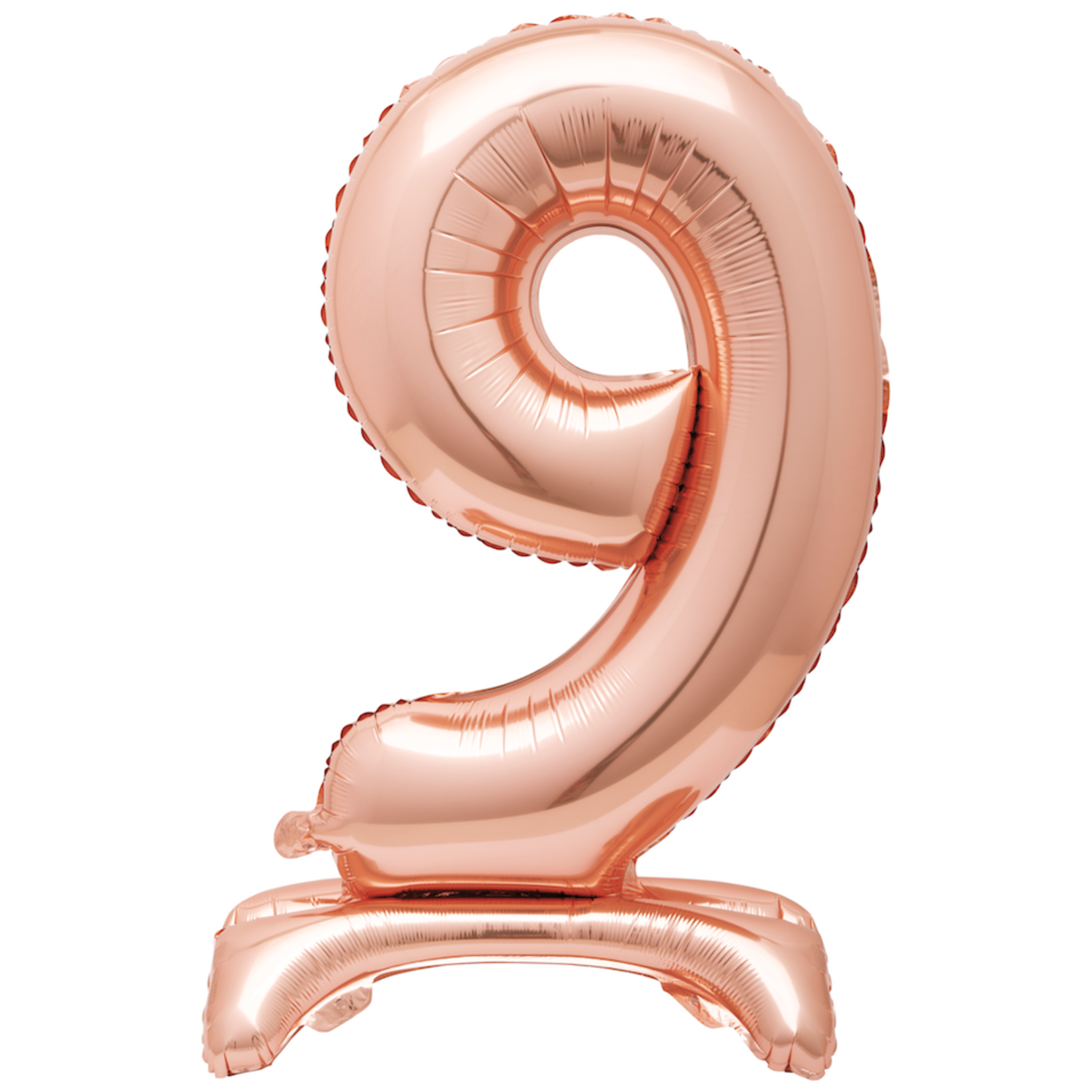 30'' ROSEGOLD FOIL STANDING BALLOON NUMBER 9