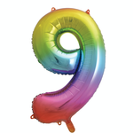 34’’ RAINBOW FOIL BALLOON #9