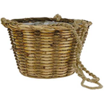 BAMBOO BASKET FOR 10" POTS W/ ROPE