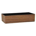 2”H X 8”L X 4”W RECTANGULAR PLASTIC WOOD DESIGN