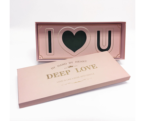 I Love You Box - with Floral Foam and Plastic Liner | Various Colors