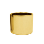 Metallic Gold 6”” Pot Planter H-5.5”” x 5.25 D