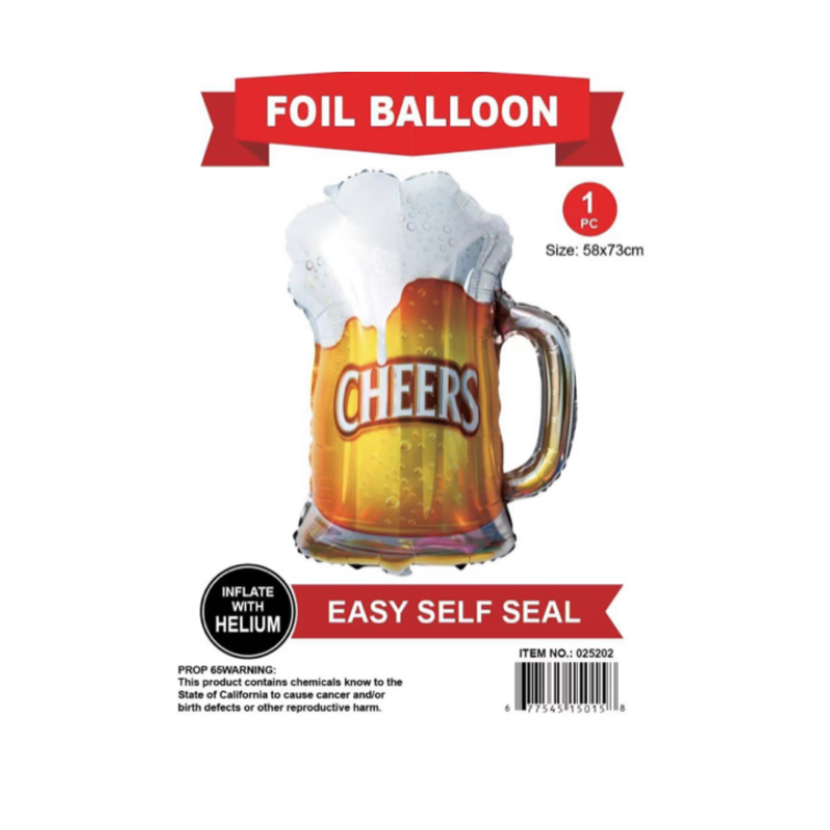 22'' X 29'' BALLOON BEER BALLOON