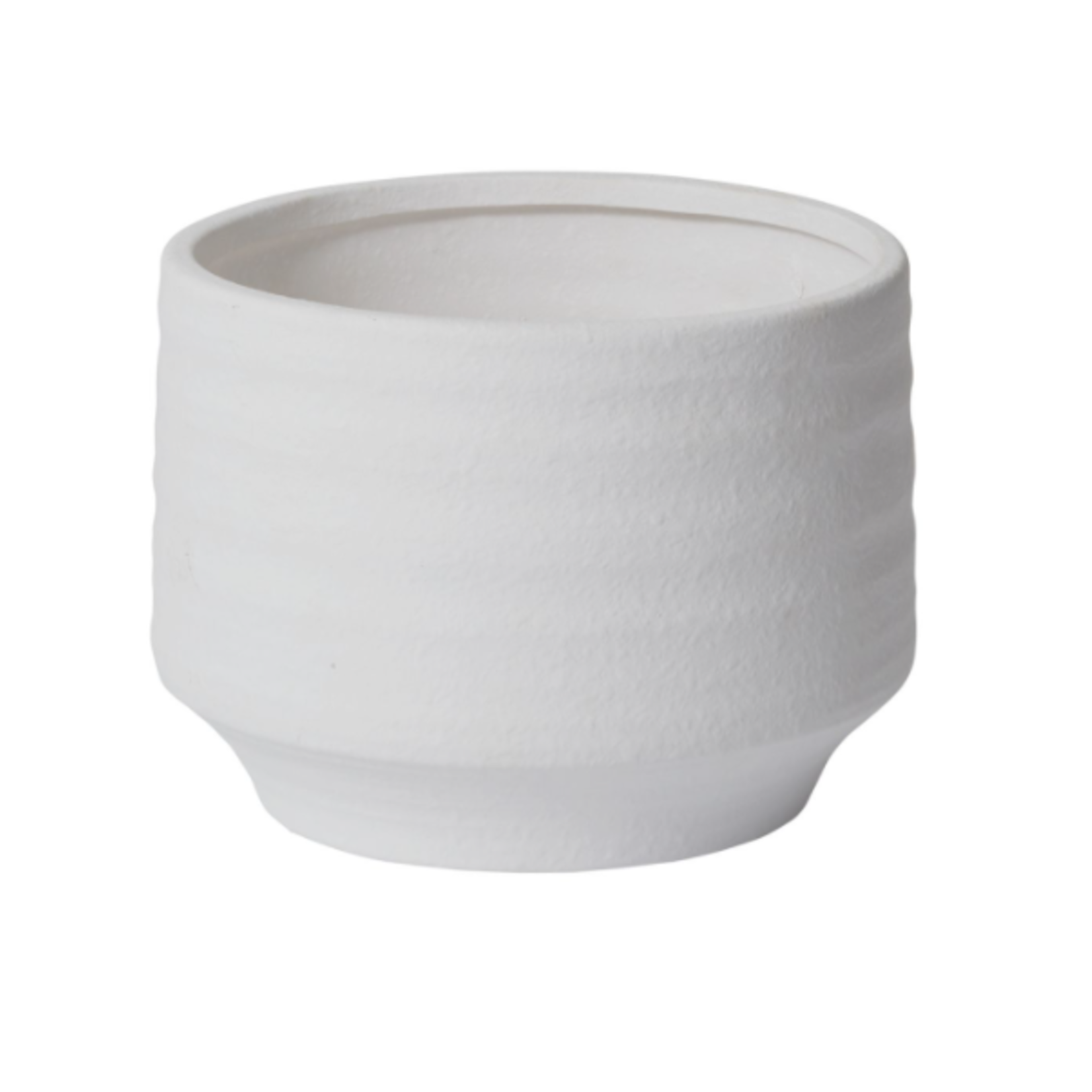 8”H X 10” WHITE POT ANDRADE COLLECTION(AD) 96907.00