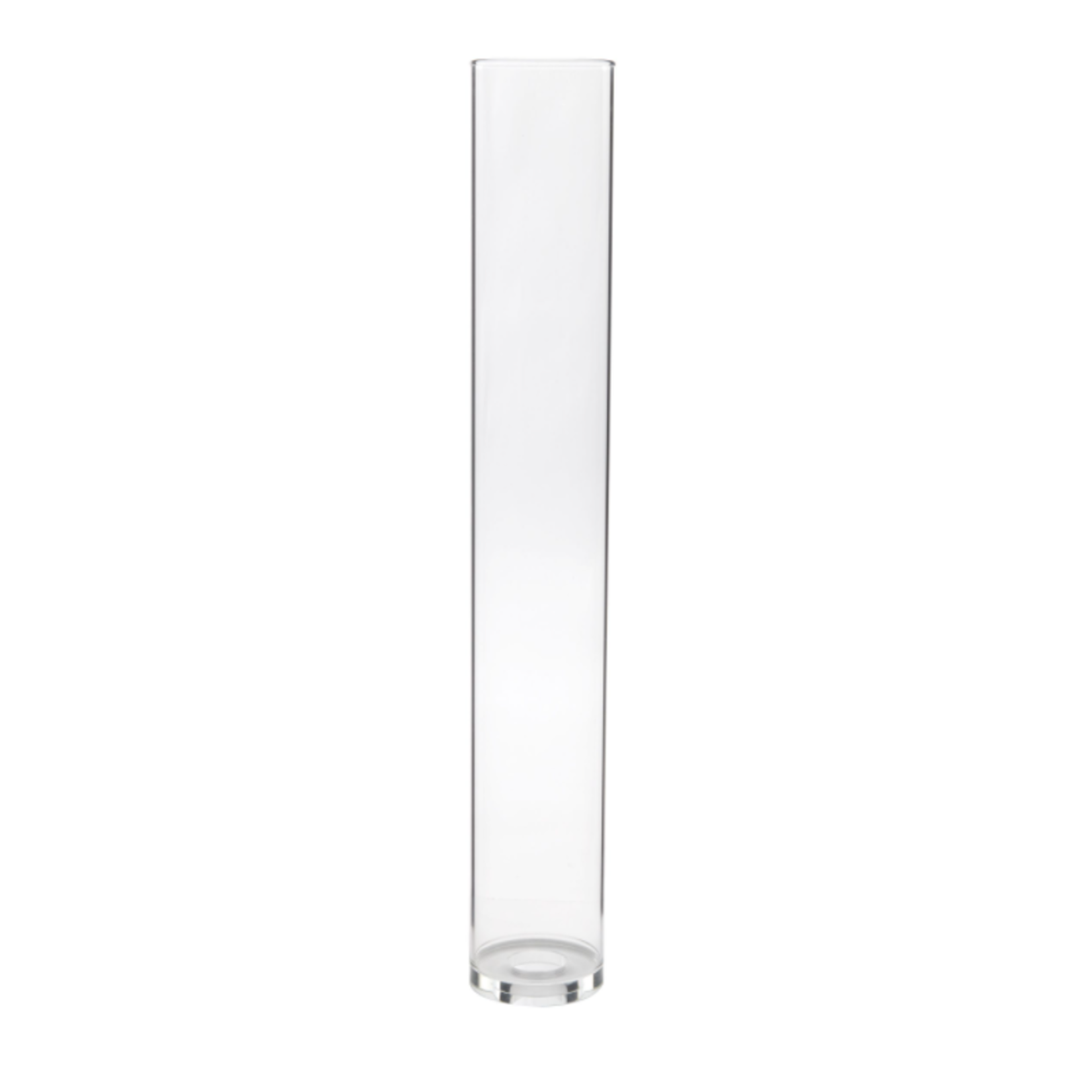 Accent Decor 16"H X 2.25" PREMIERE CHIMNEY GLASS TUBE (OPEN AT THE BOTTOM AND TOP) (AD)