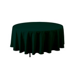 90'' ROUND POLYESTER TABLECOVER FOREST GREEN