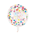 15'' CLEAR HBDAY BALLOON