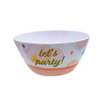 '' LET'S PARTY" MELAMINE BOWL, reg $1.99