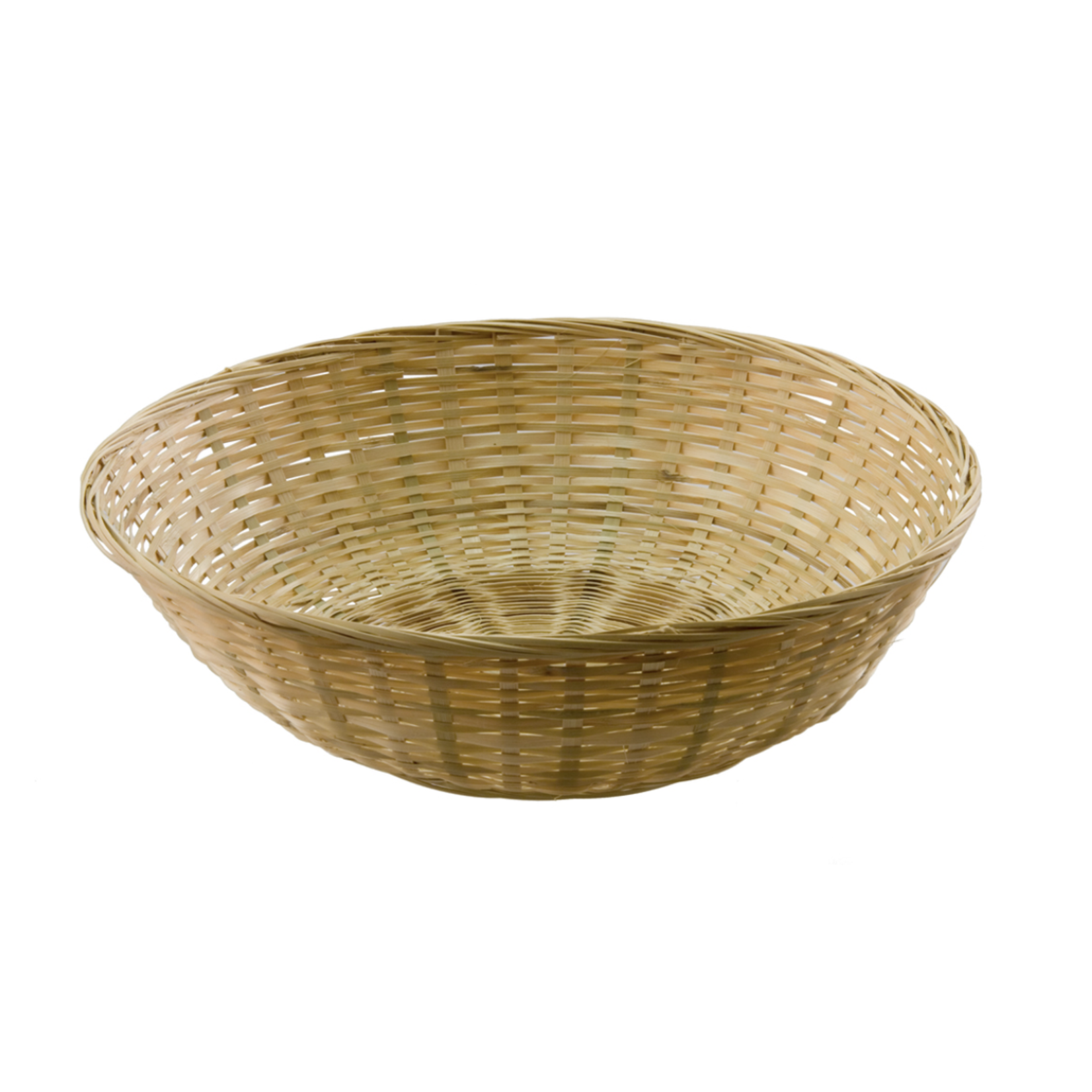 3"h x 10" Inch Round Bamboo Basket