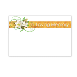 "IN LOVING MEMORY" CAPRI CARD