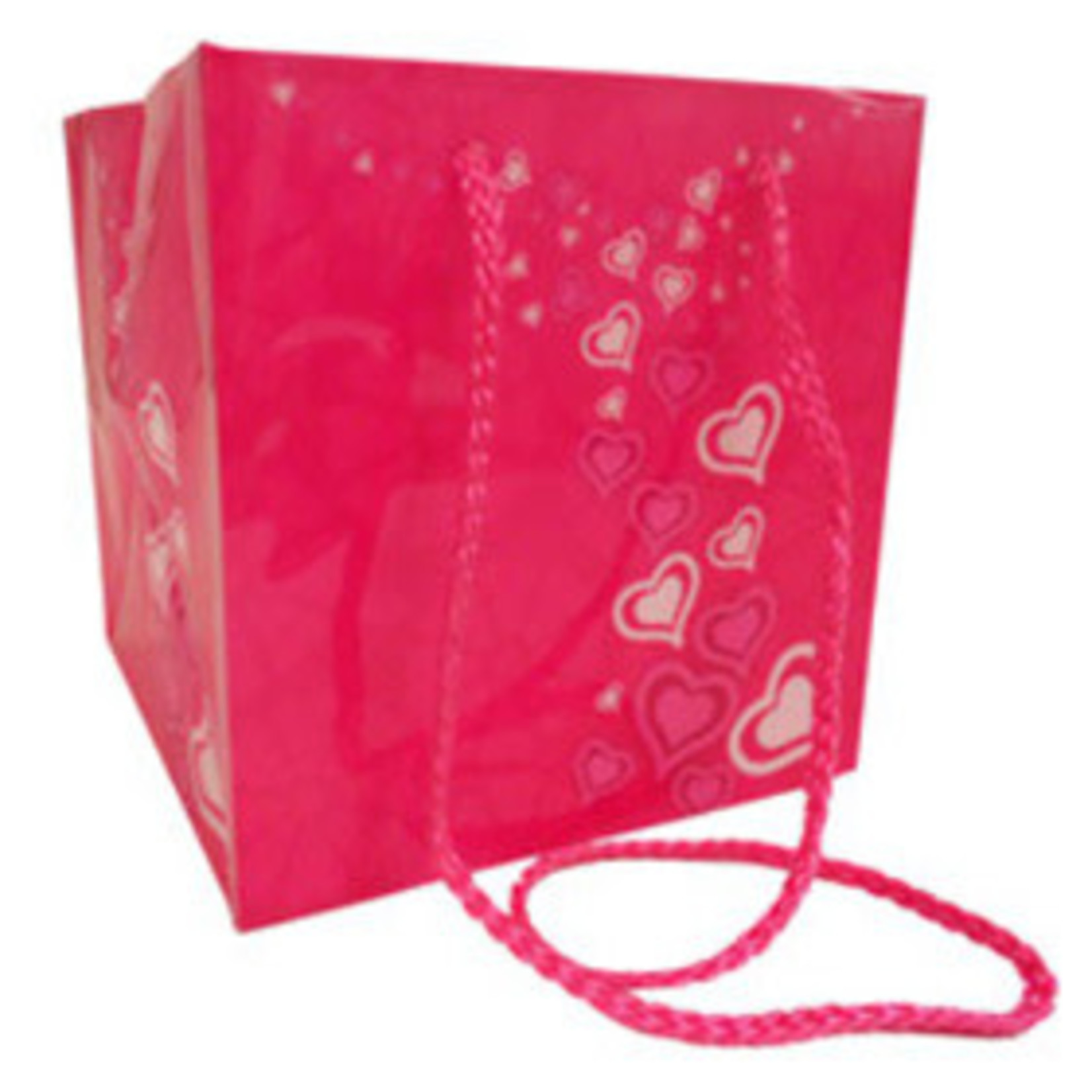 PINK or RED CARRYBAG 6.25 X 6.25'', 10 PCS