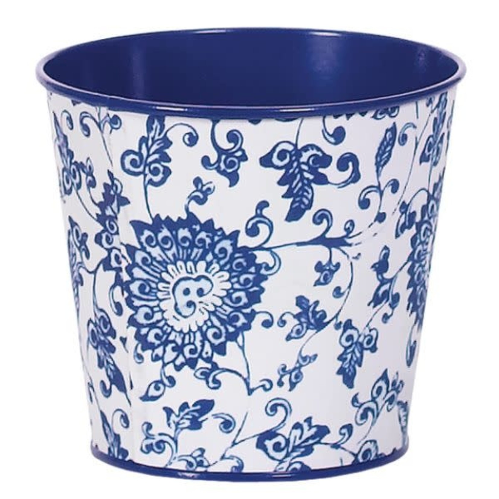 ROUND BLUE DELFT MTL 4.75 X 4.25