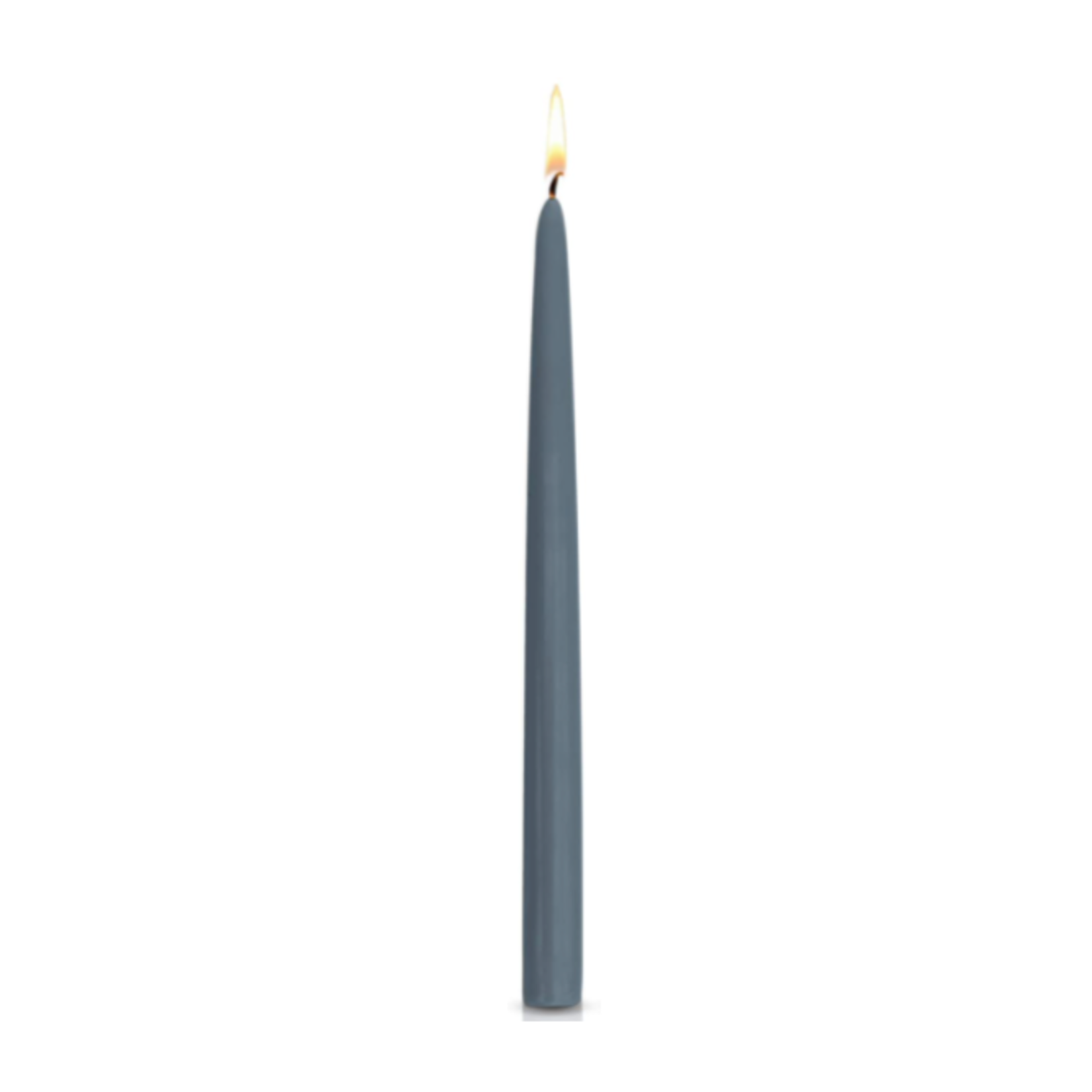 TAPER CANDLE 12 IN SLATE GREY