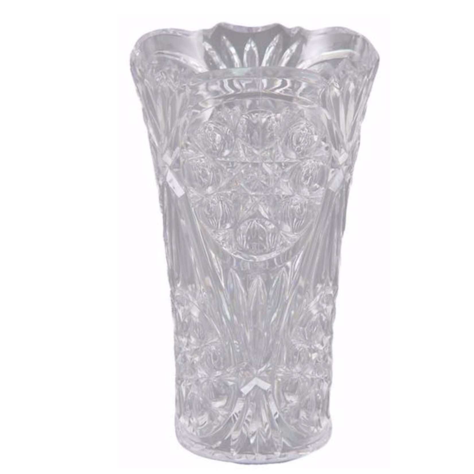 10" x 6.5" Rose Vase CLEAR