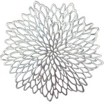 SILVER LEAF ROUND PLACEMAT