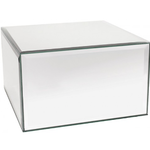 10”X10”X6”H MIRROR PLATFORM PEDESTAL