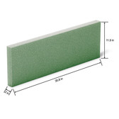 DirectFloral. 2 x 4 x 12 Styrofoam Block - Green