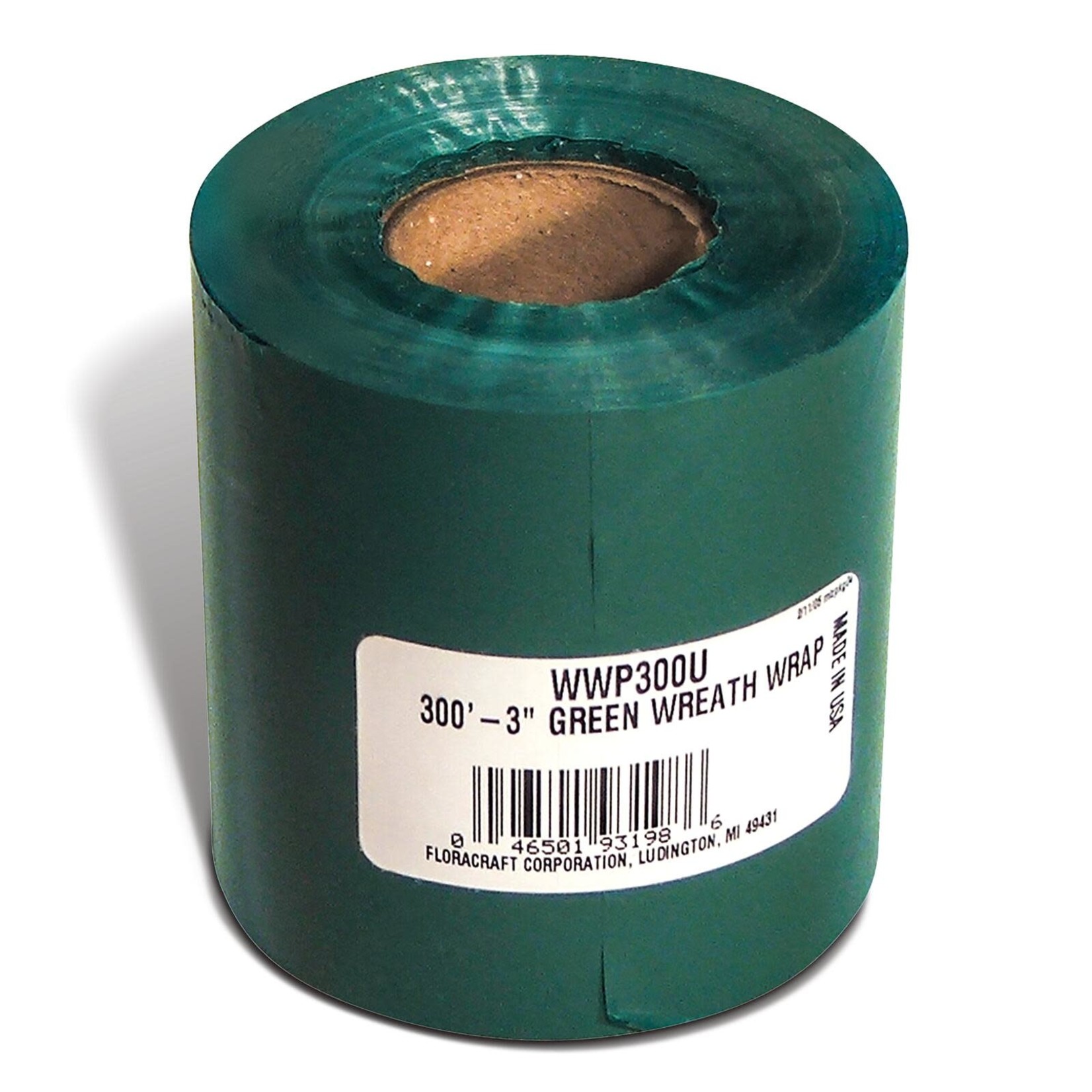40% off was $6 now $3.60. 3" X 300FT GREEN POLYETHYLENE GREEN WREATH WRAP