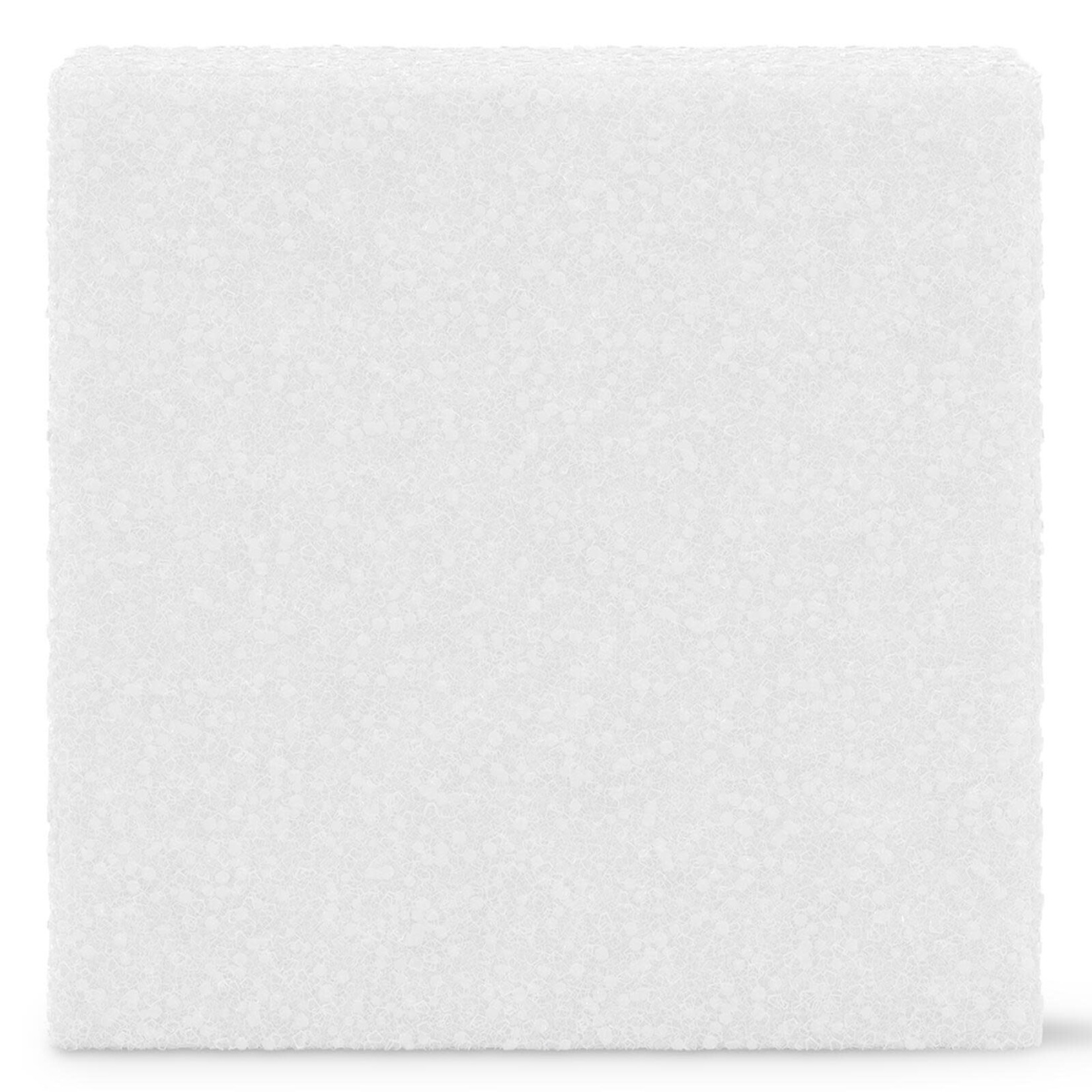 5" x 5" x 5" STYROFOAM Cube - White