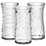 9 3/8" Rose Vase Asst. - Crystal